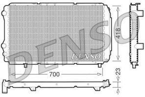 Denso DRM09077 - Chladič vody