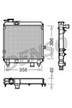 Denso DRM09081 - Chladič vody