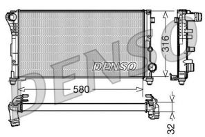 Denso DRM09084 - Chladič vody