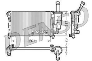 Denso DRM09086 - Chladič vody