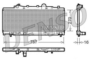 Denso DRM09092 - Chladič vody