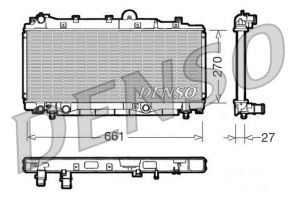 Denso DRM09093 - Chladič vody