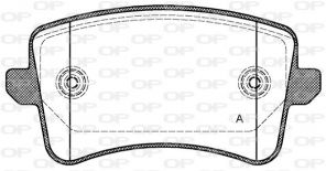 Open Parts BPA1343.00 - Brzdové platničky -