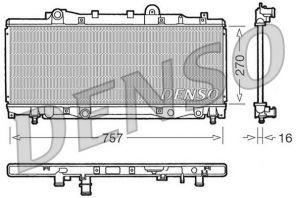 Denso DRM09094 - Chladič vody