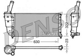 Denso DRM09097 - Chladič vody