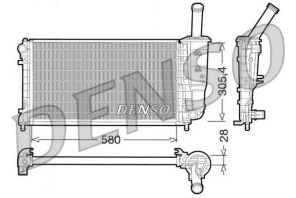 Denso DRM09108 - Chladič vody