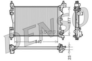 Denso DRM09109 - Chladič vody