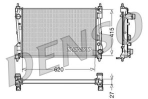 Denso DRM09110 - Chladič vody