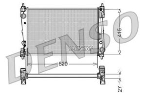 Denso DRM09111 - Chladič vody