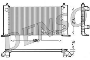 Denso DRM09120 - Chladič vody