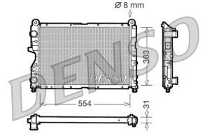 Denso DRM09130 - Chladič vody