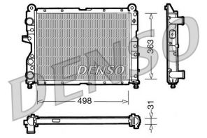 Denso DRM09131 - Chladič vody