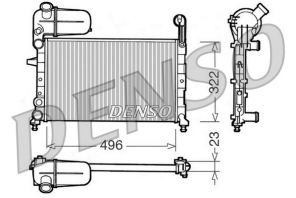 Denso DRM09133 - Chladič vody
