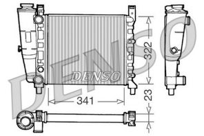 Denso DRM09141 - Chladič vody