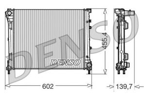 Denso DRM09162 - Chladič vody