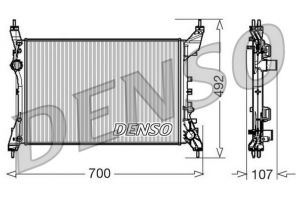 Denso DRM09170 - Chladič vody
