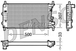 Denso DRM10024 - Chladič vody