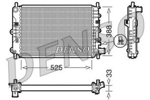 Denso DRM10025 - Chladič vody