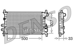 Denso DRM10027 - Chladič vody