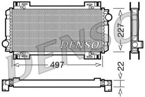 Denso DRM10032 - Chladič vody