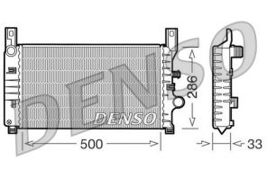 Denso DRM10034 - Chladič vody