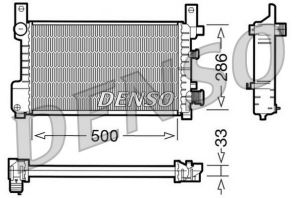 Denso DRM10037 - Chladič vody