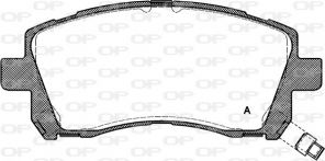 Open Parts BPA0655.02 - Brzdové platničky -
