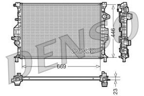 Denso DRM10077 - Chladič vody