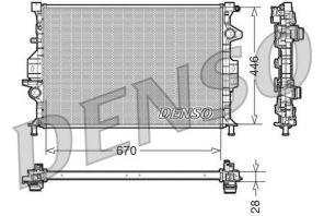 Denso DRM10088 - Chladič vody