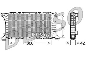 Denso DRM10097 - Chladič vody