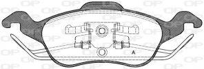 Open Parts BPA0691.00 - Brzdové platničky -