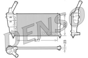Denso DRM13006 - Chladič vody