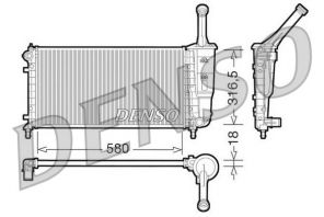 Denso DRM13011 - Chladič vody