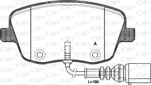 Open Parts BPA0775.01 - Brzdové platničky -