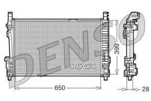 Denso DRM17013 - Chladič vody