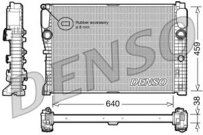 Denso DRM17014 - Chladič vody