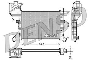 Denso DRM17016 - Chladič vody