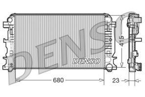 Denso DRM17018 - Chladič vody