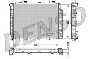 Denso DRM17088 - Chladič vody