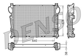 Denso DRM17095 - Chladič vody