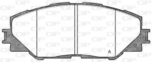 Open Parts BPA1234.00 - Brzdové platničky -