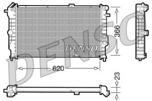 Denso DRM20020 - Chladič vody