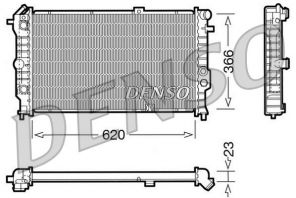 Denso DRM20022 - Chladič vody