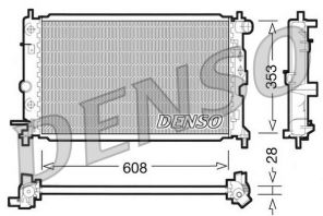Denso DRM20026 - Chladič vody