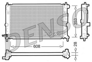Denso DRM20027 - Chladič vody