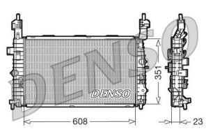 Denso DRM20093 - Chladič vody
