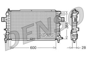 Denso DRM20105 - Chladič vody