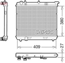 Denso DRM21024 - Chladič vody
