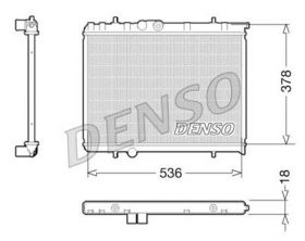 Denso DRM21034 - Chladič vody