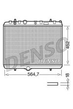 Denso DRM21055 - Chladič vody